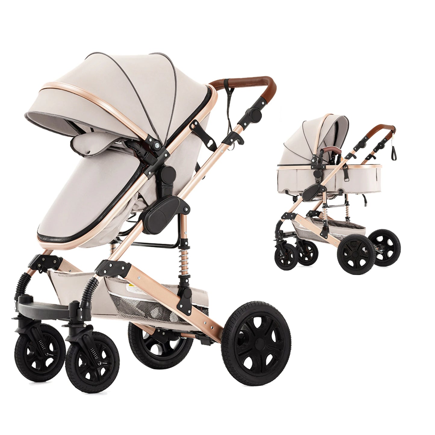 SteAnny Baby Stroller Travel System With Isofix Base