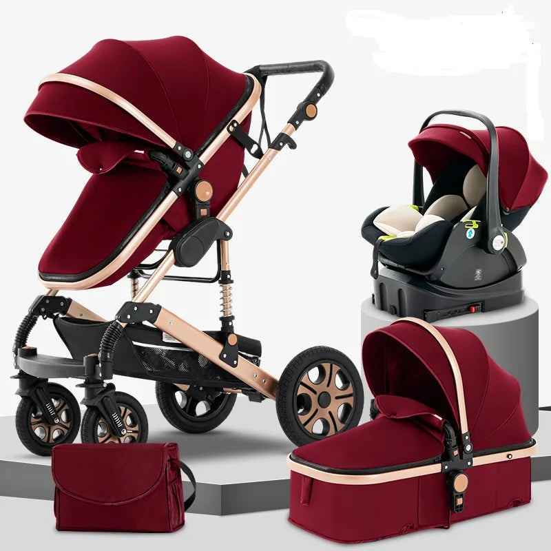 SteAnny Baby Stroller Travel System With Isofix Base