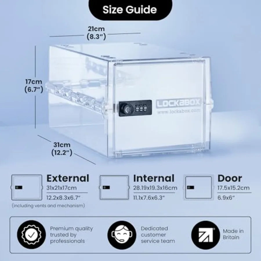 One Premium Lock Box For Food Medicine And Home Safety