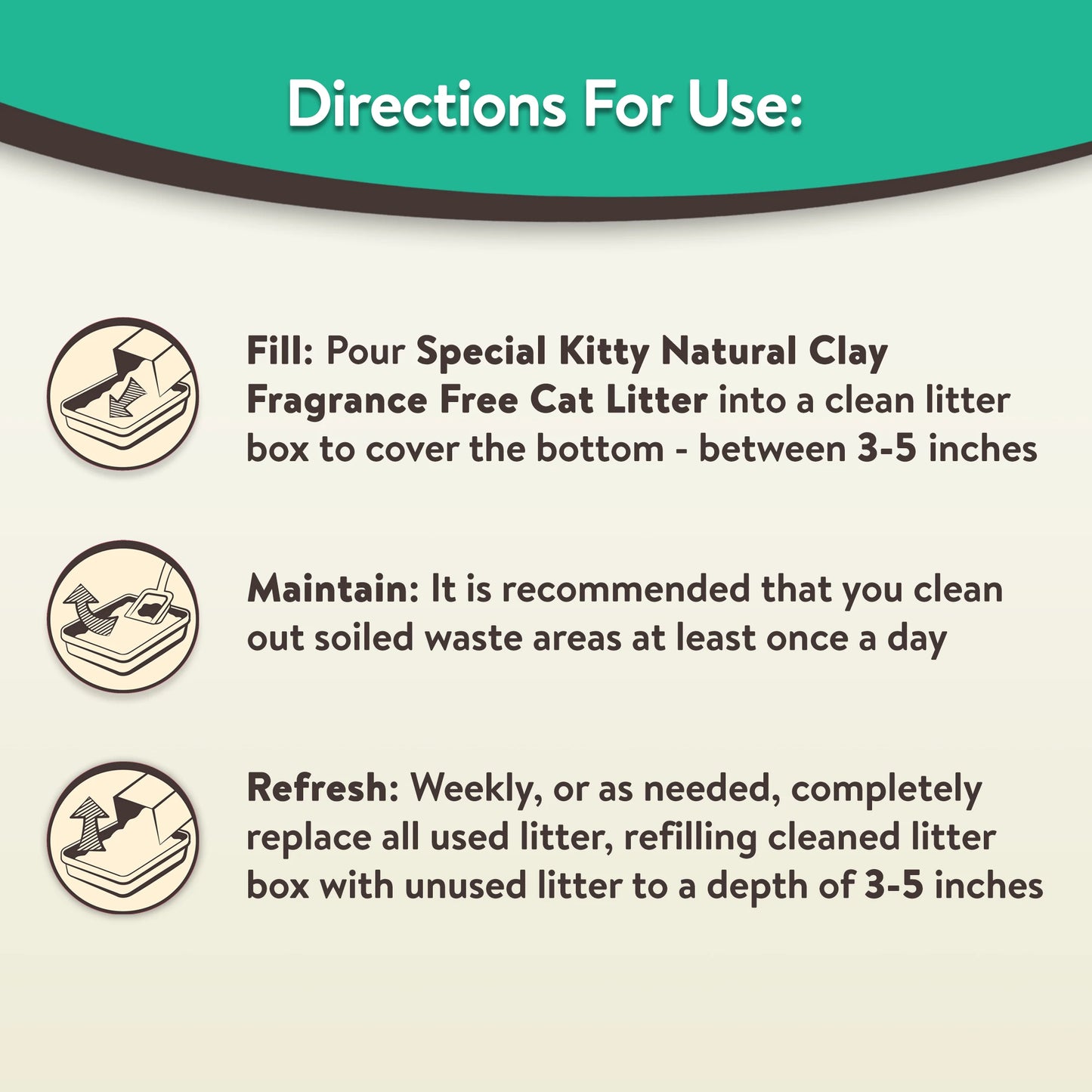 Clumping Clay Cat Litter Fresh Scent 4 Pack 20 Lbs