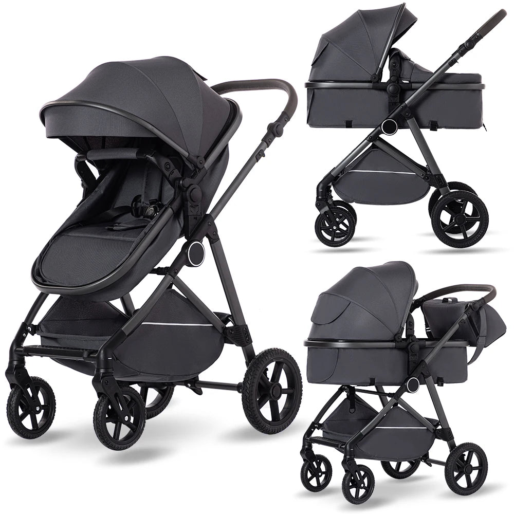 B.childhood 2 In 1 Baby Stroller High Landscape Pushchair Foldable
