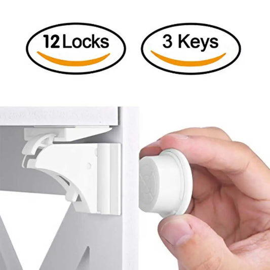 DHDH Magnetic Child Safety Lock for Cabinets and Drawers