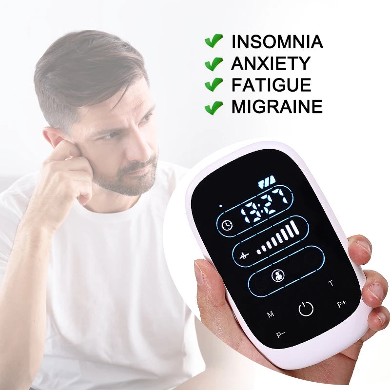 ATANG CES Insomnia Device Cranial Electrotherapy Stimulation Ear Clip