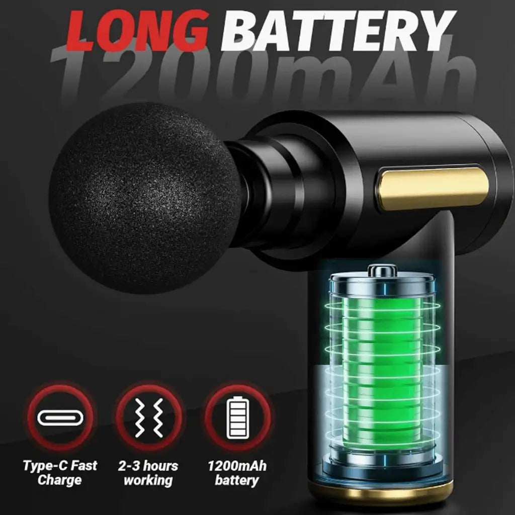 Mini Massage Gun For Full Body Relaxation And Muscle Recovery
