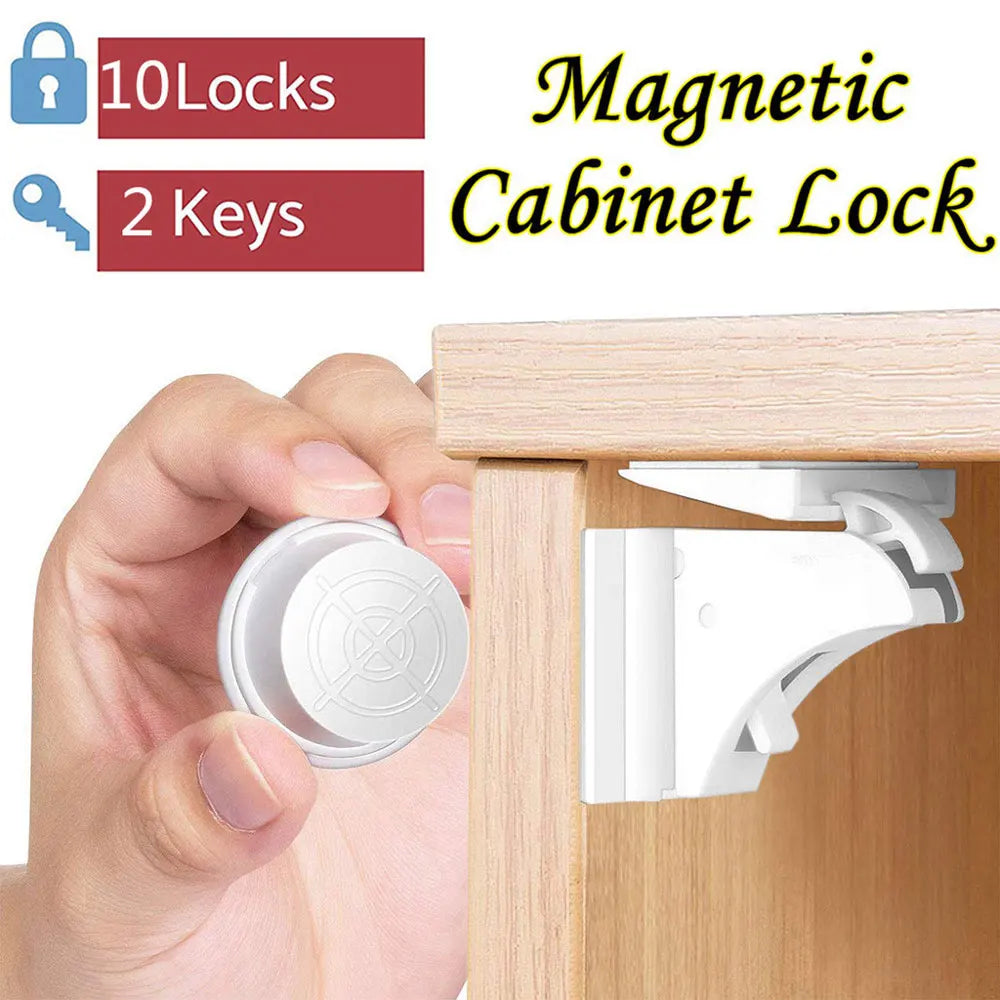 DHDH Magnetic Child Safety Lock for Cabinets and Drawers