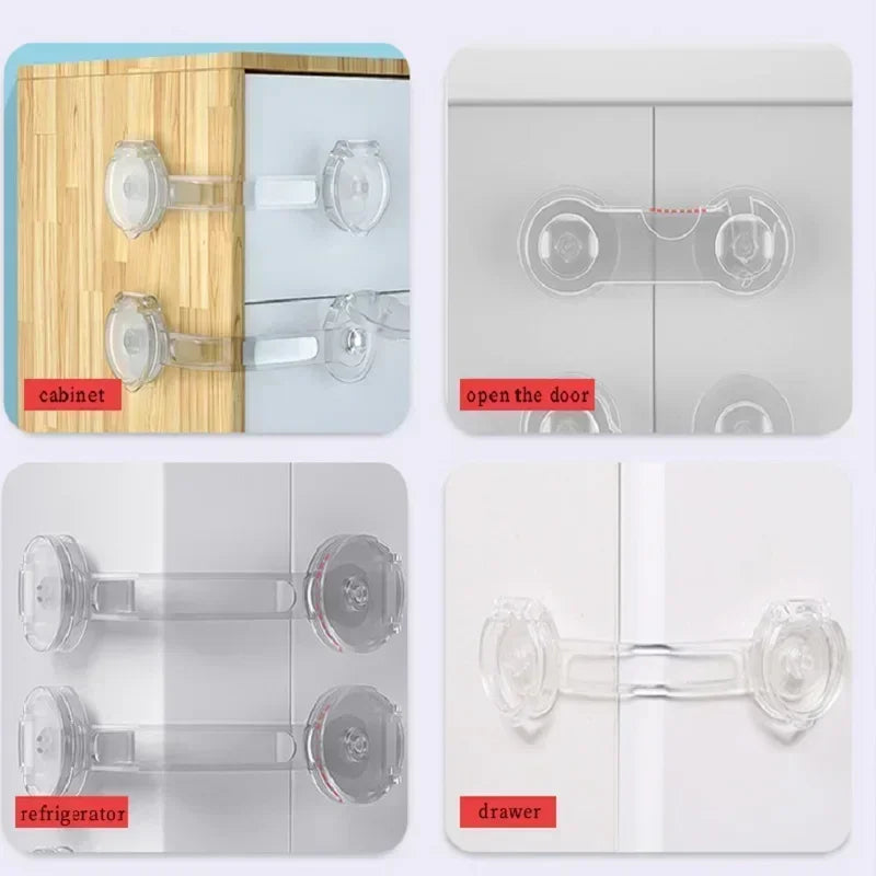 DHDH Baby Safety Cabinet Locks Fridge Drawer Childproof Security