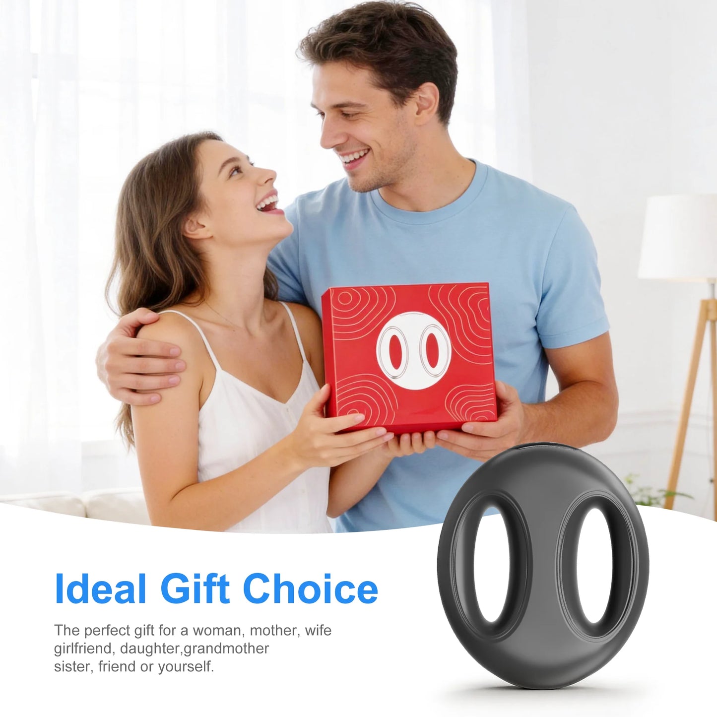 LEERCON Portable Fascia Ring Massager With High Frequency Vibration