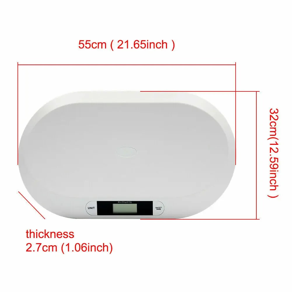 20Kg Digital Baby Scale With Tare Function For Infants
