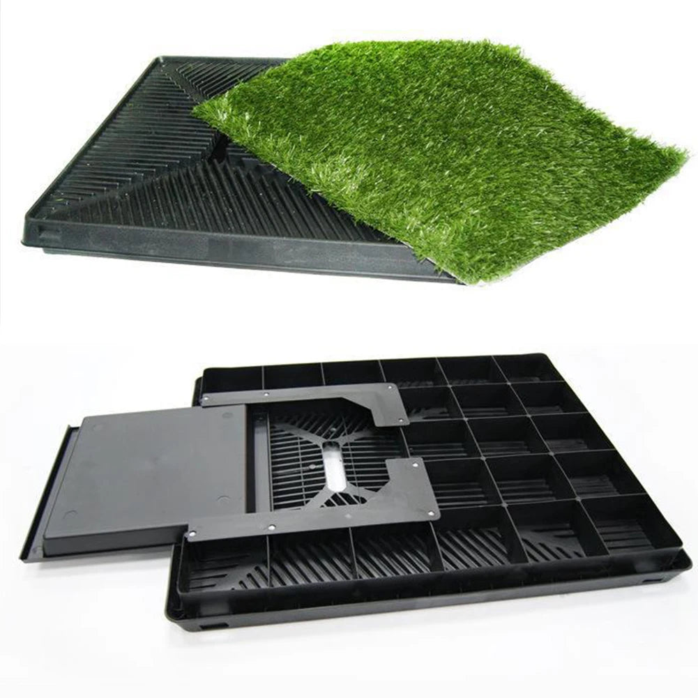 Puppy Training Pads With Pee Baffle Reusable Artificial Grass Patch