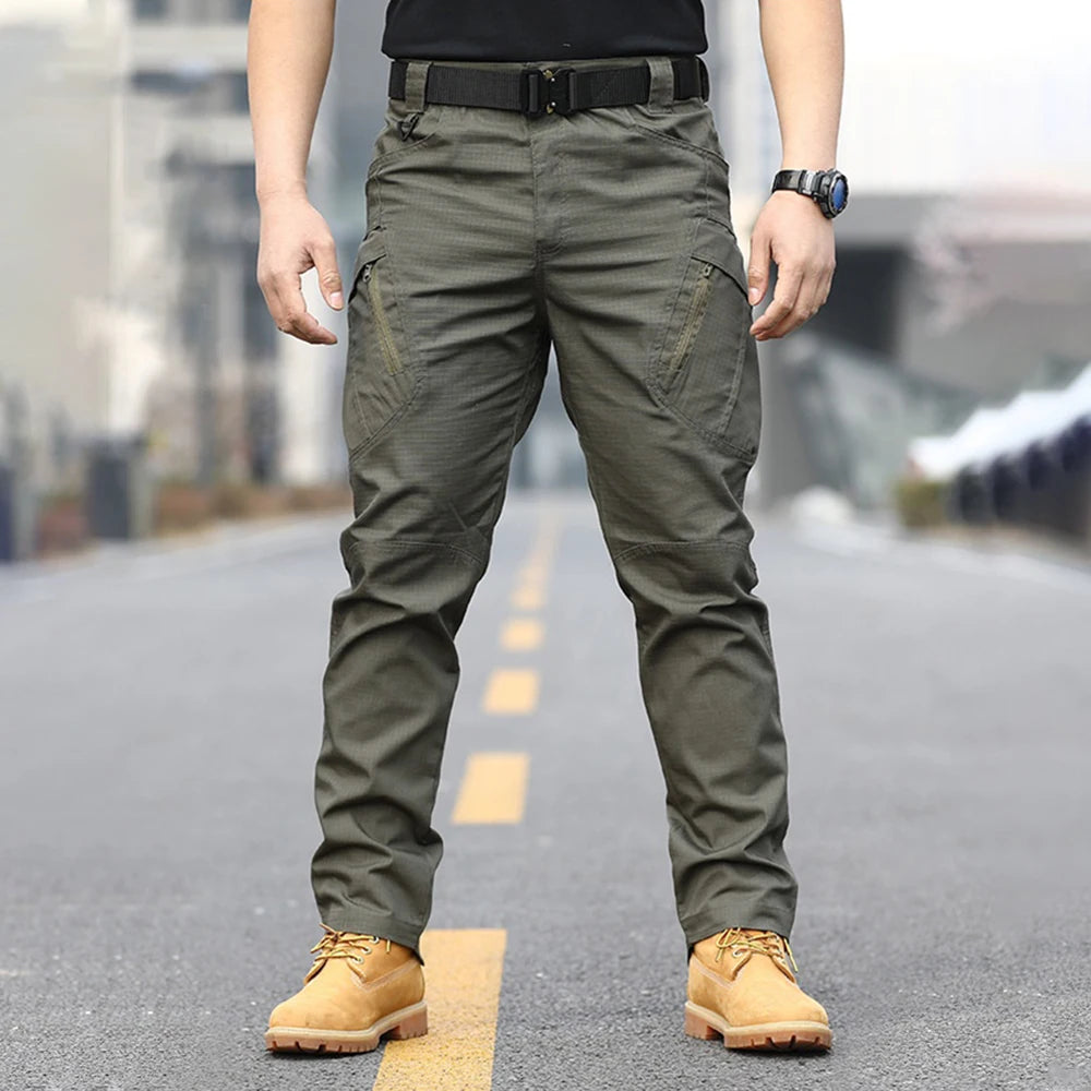 Ix9 Tactical Overalls Mens Four Seasons Cargo Pants With Multiple Pockets