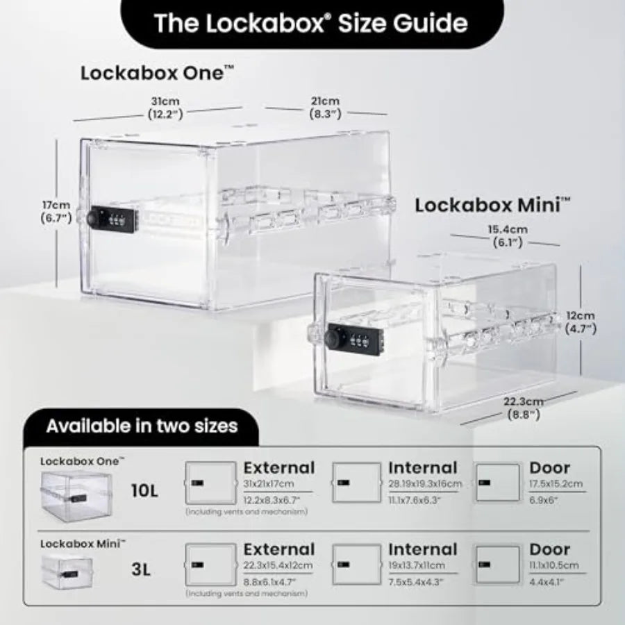 One Premium Lock Box For Food Medicine And Home Safety