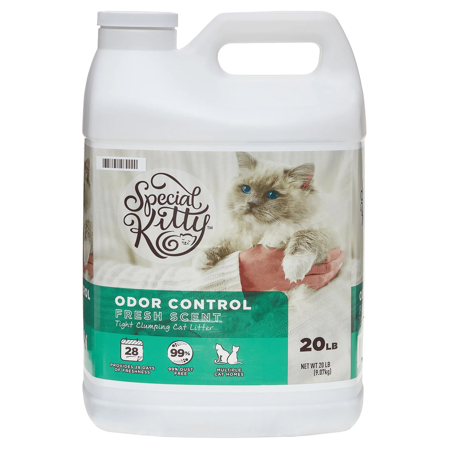 Clumping Clay Cat Litter Fresh Scent 4 Pack 20 Lbs