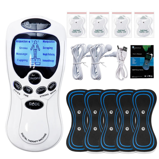 Tens Machine Physiotherapy Electronic Pulse Muscle Stimulator For Pain Relief
