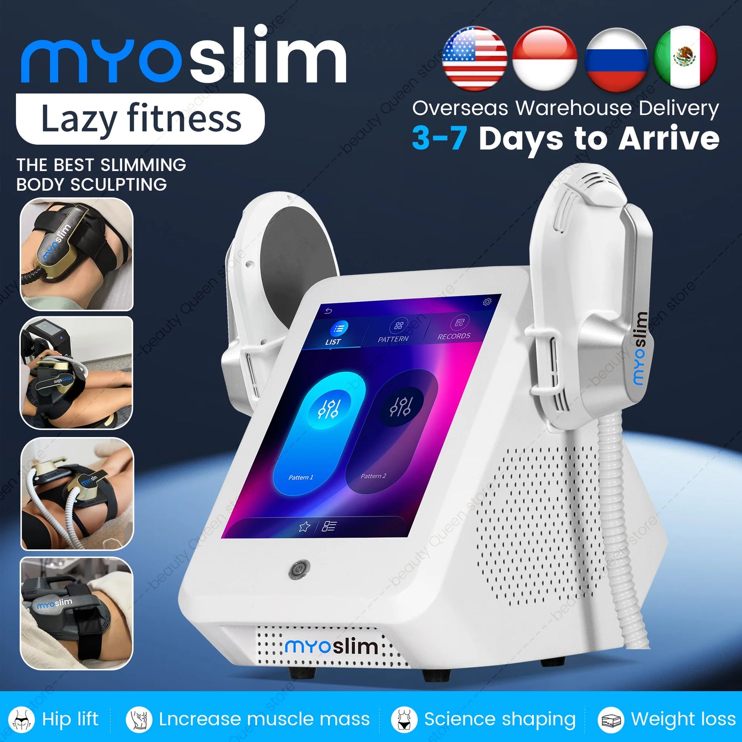 MYOSLIM 6500W EMS Neo RF Body Sculpting Machine For Fitness