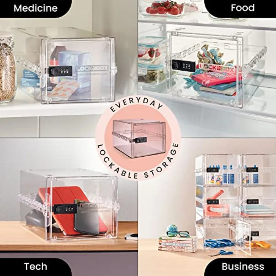 One Premium Lock Box For Food Medicine And Home Safety