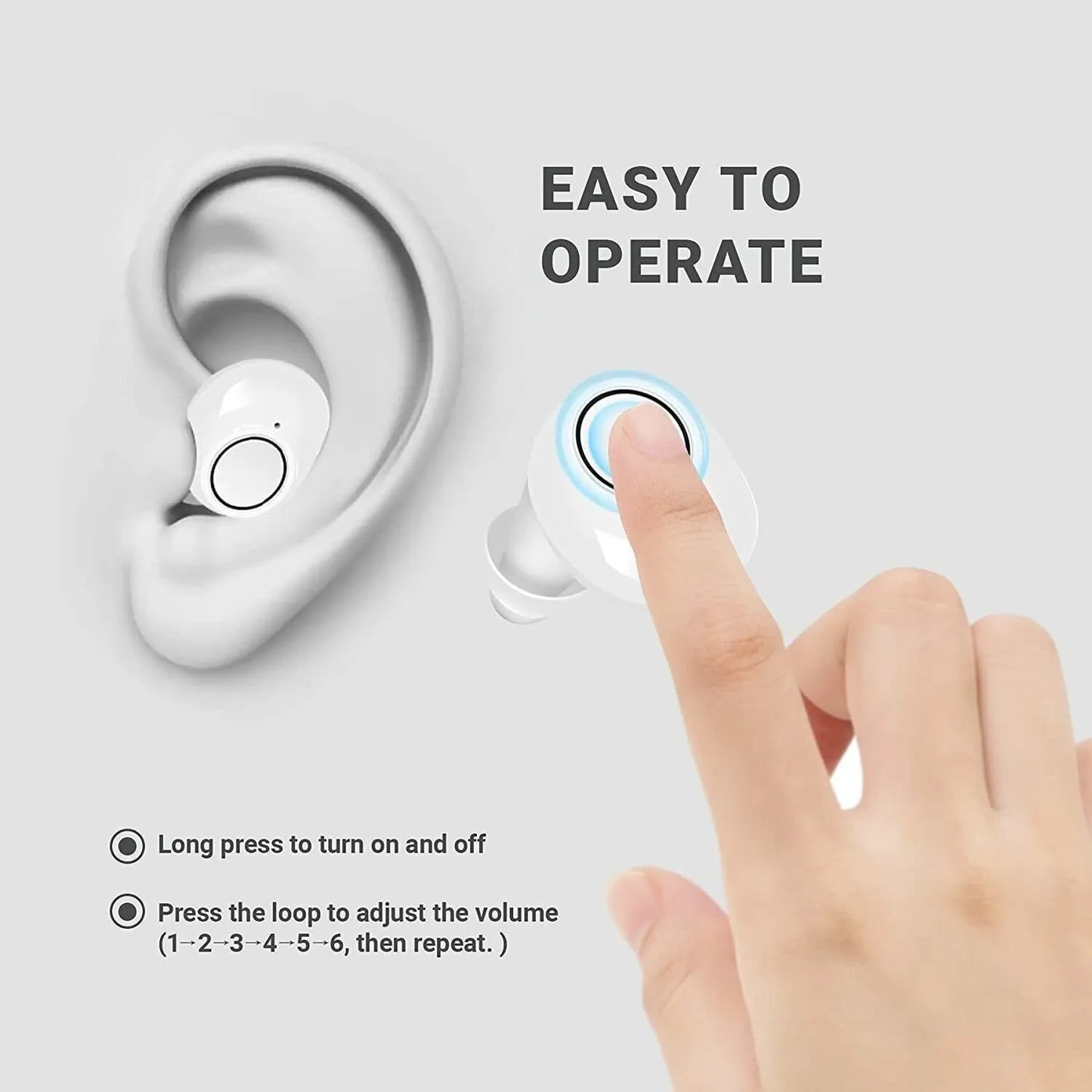 Hign-concerned JH A39 Rechargeable Digital Hearing Aid In Ear