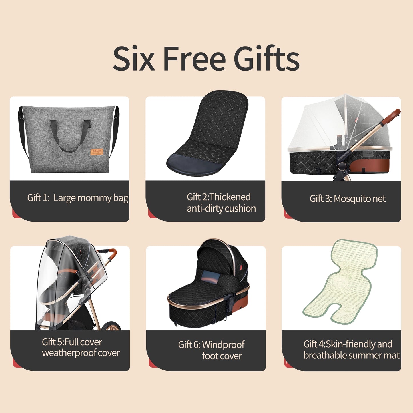 3 In 1 Baby Travel System Stroller Infant Carrier Pushchair