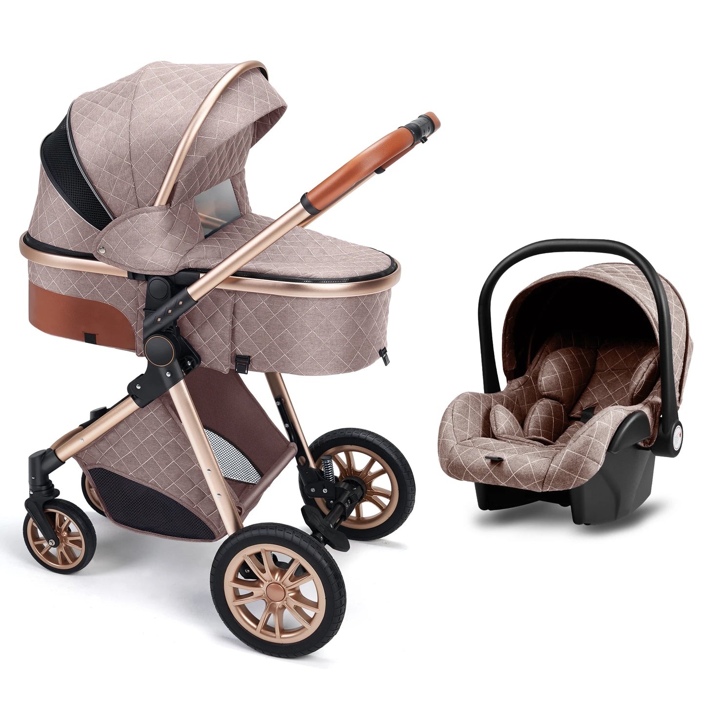3 In 1 Baby Travel System Stroller Infant Carrier Pushchair