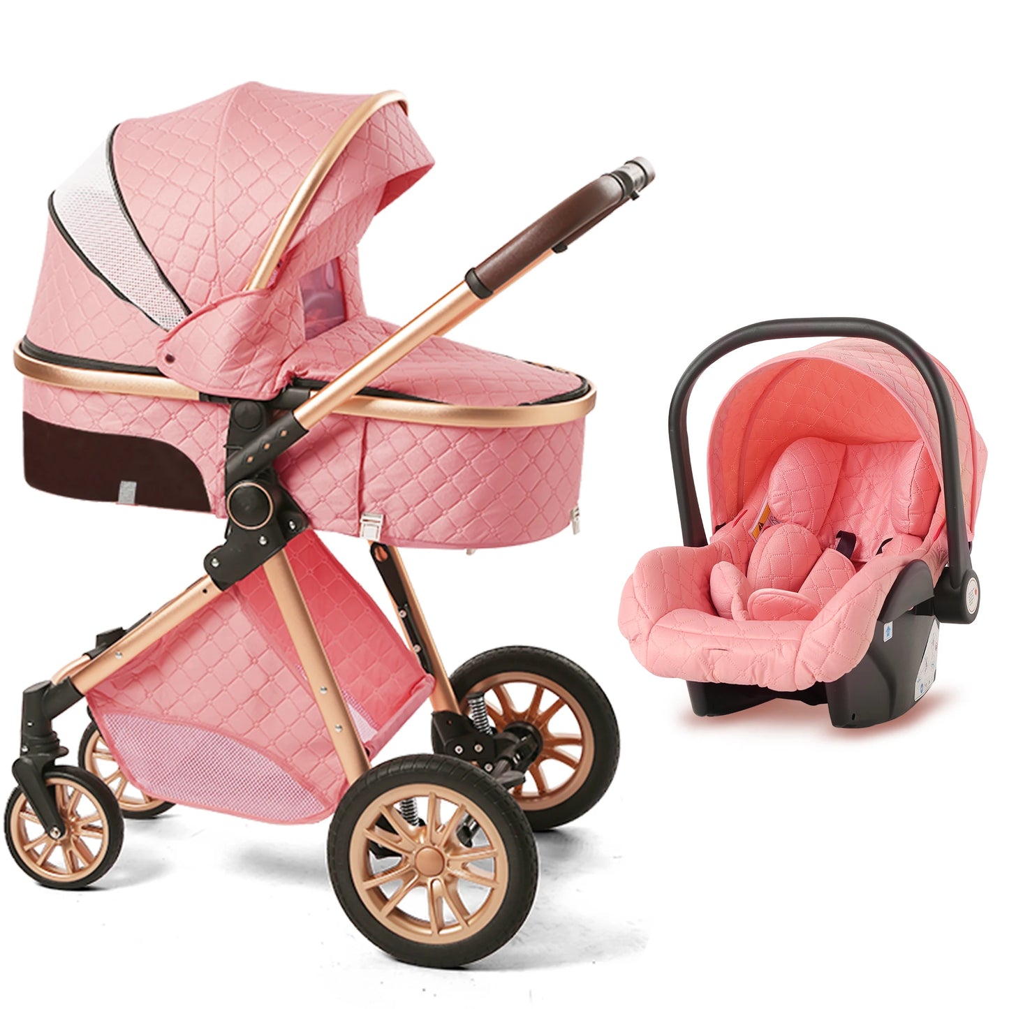 3 In 1 Baby Travel System Stroller Infant Carrier Pushchair