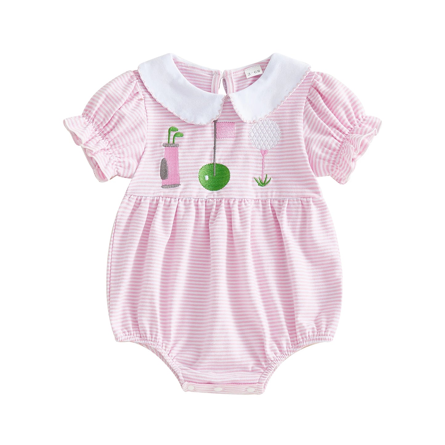 Floral Print Toddler Romper With Ruffle Sleeves And Bow Details
