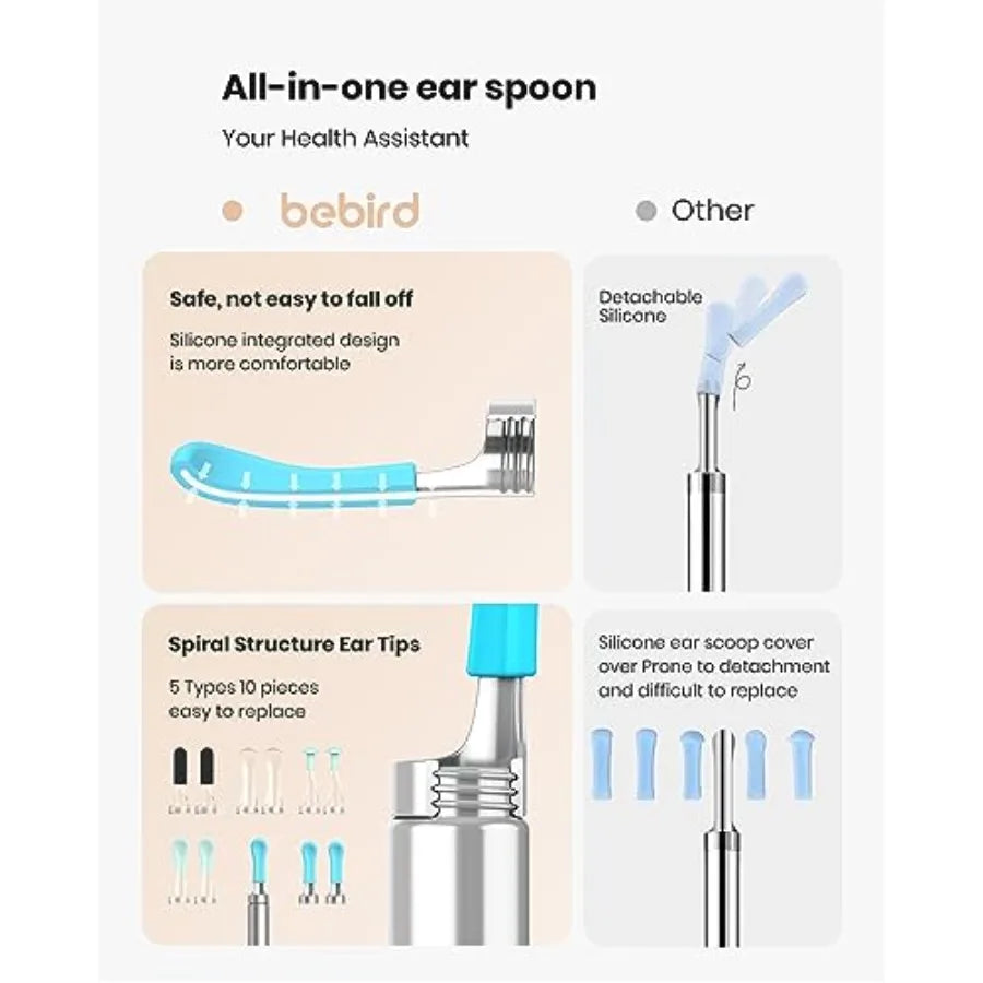 BEBIRD R1 Ear Wax Removal Tool With 1080P Camera Earscope