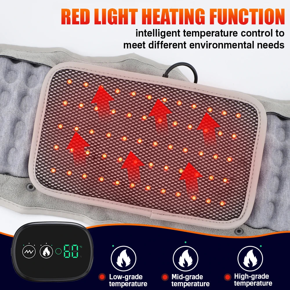 PASTSKY Inflatable Lumbar Traction Belt With Heating Rechargeable Battery