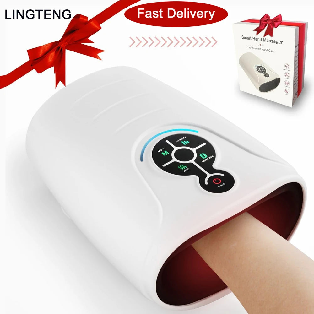LINGTENG Hand Massager With Heat And Wireless For Arthritis