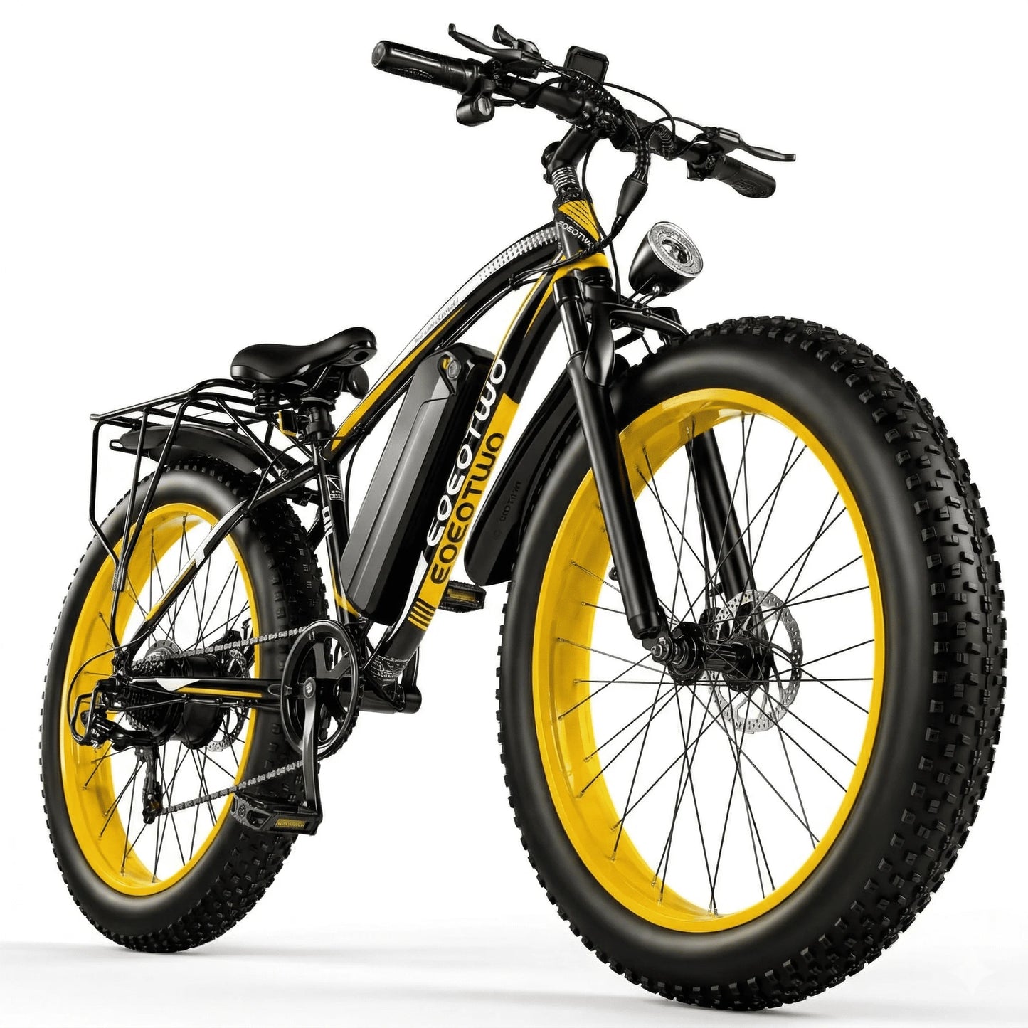 EOEOTWO 1500W Fat Tire Electric Bike 34MPH All Terrain EBike 48V
