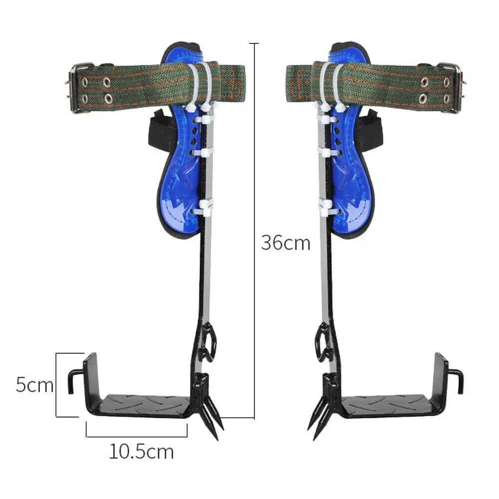 Bymaocar Tree Climbing Spike Set With Safety Belt Carabiner Lanyard