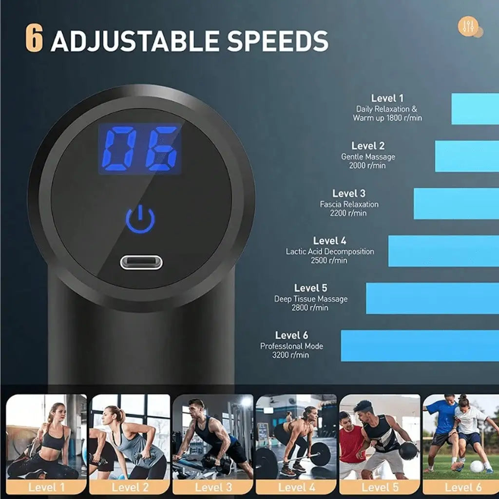 Mini Massage Gun For Full Body Relaxation And Muscle Recovery