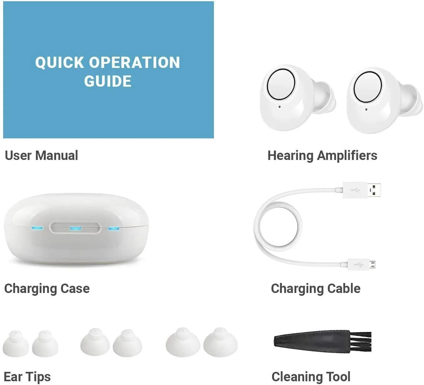 Hign-concerned JH A39 Rechargeable Digital Hearing Aid In Ear