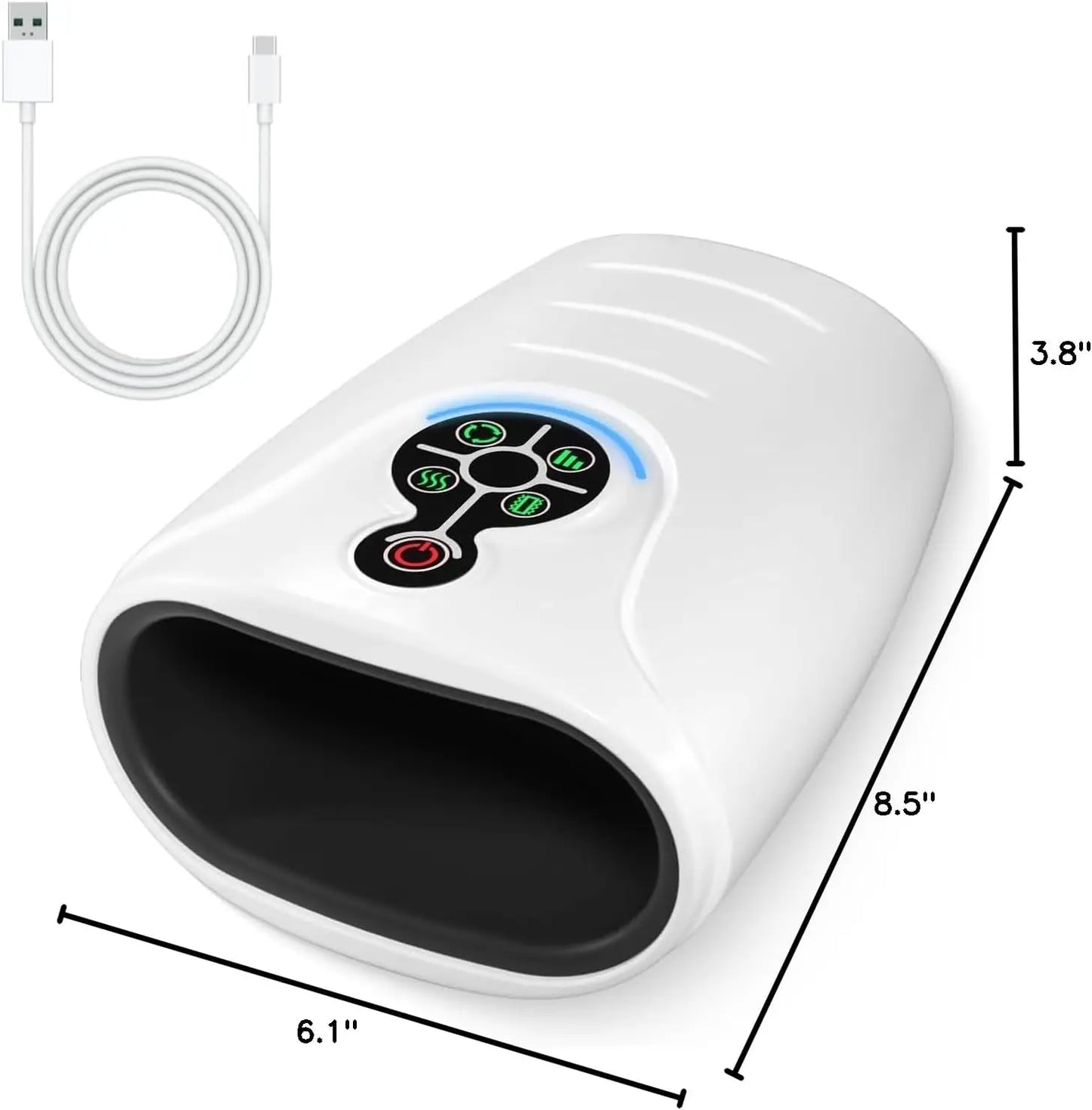 LINGTENG Hand Massager With Heat And Wireless For Arthritis