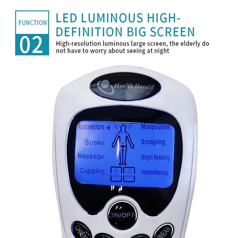 Tens Machine Physiotherapy Electronic Pulse Muscle Stimulator For Pain Relief