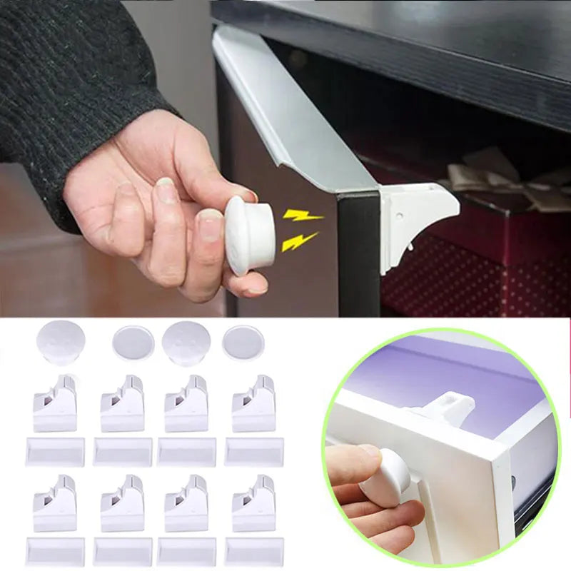 DHDH Magnetic Child Safety Lock for Cabinets and Drawers
