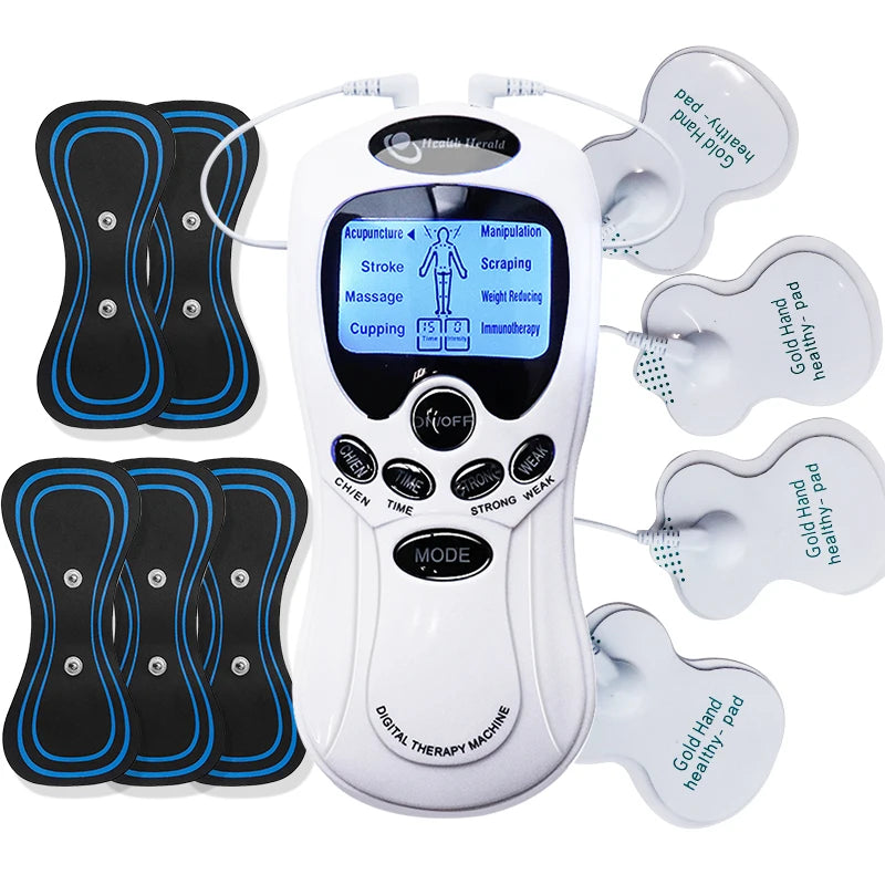 Tens Machine Physiotherapy Electronic Pulse Muscle Stimulator For Pain Relief