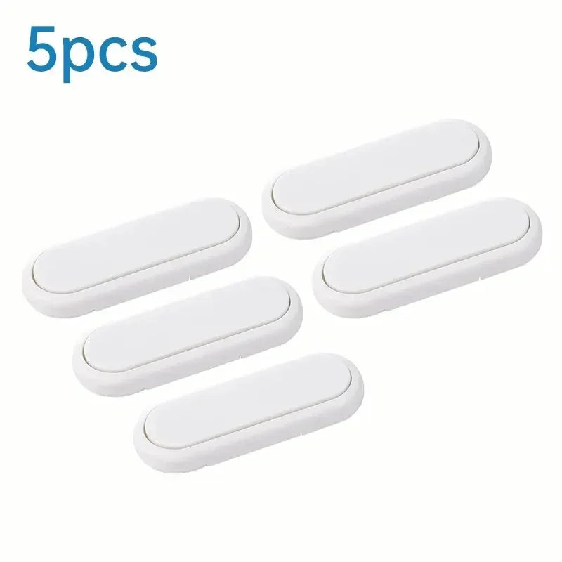 Cabinet Door Safety Latch Set Anti Pinch Baby Locks 5pcs