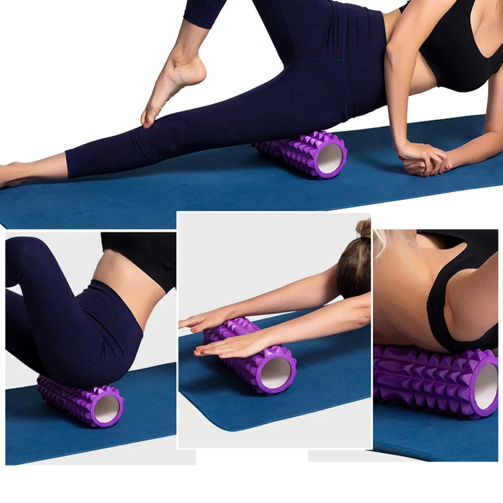 Yoga Foam Roller EVA Grid Trigger Point Therapy For Muscles