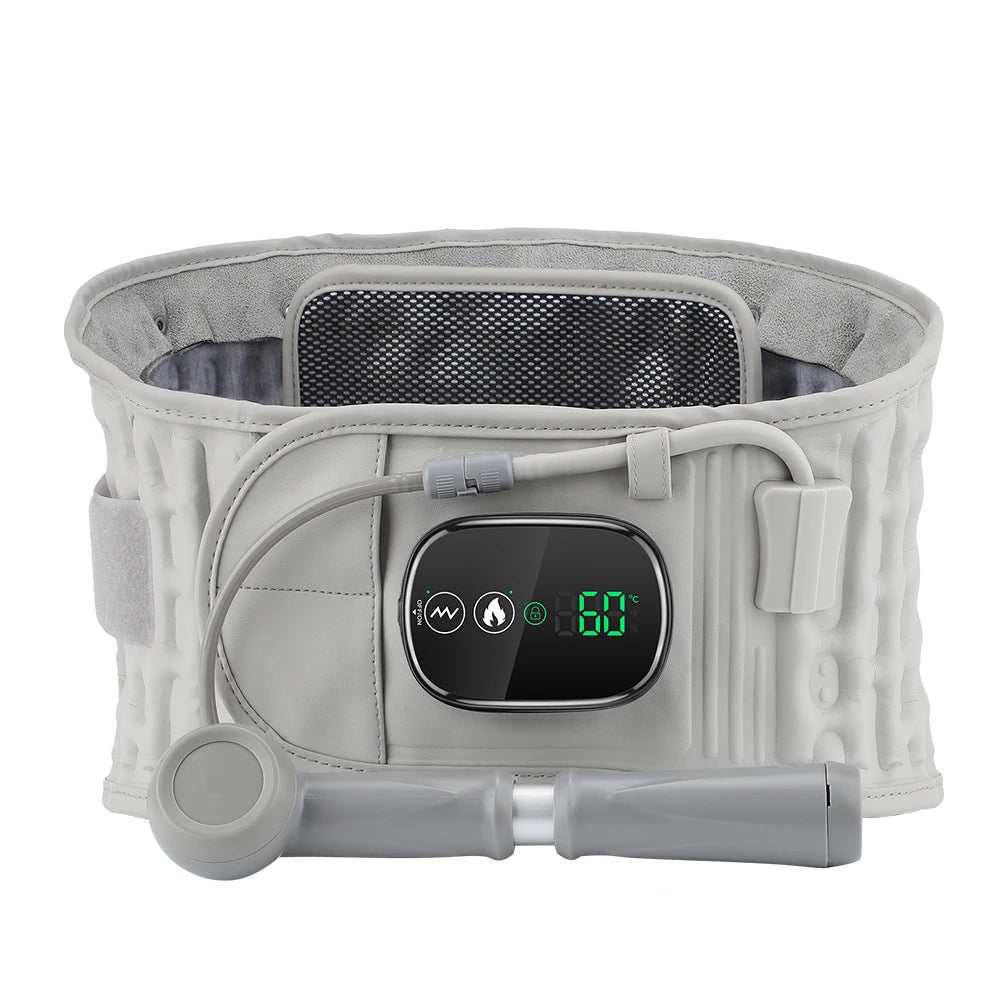 PASTSKY Inflatable Lumbar Traction Belt With Heating Rechargeable Battery