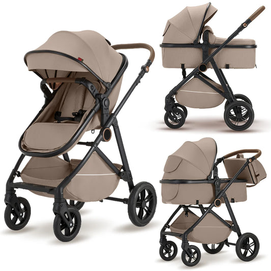B.childhood 2 In 1 Baby Stroller High Landscape Pushchair Foldable